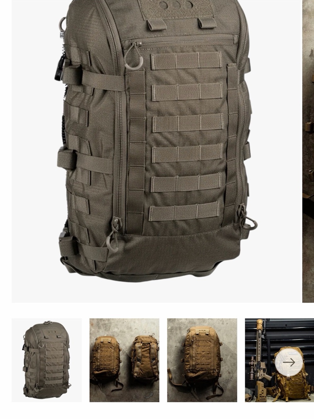Eberlestock Mission Assault Pack- Military Green
